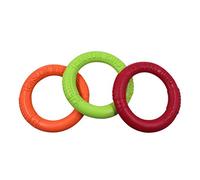 EMUKOEP Pet Ring Eva Exfolierancings Anches Toy Saucer Flying Dog Saucer Toys Flying Dog Toys for Dogs (Assorted Color)