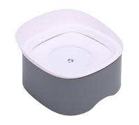 EMUKOEP Pet Slow Drinking Water Bowl, Spill-Proof Feeder for Dogs, Dripless Design to Prevent Mess, Ideal for Slow Drinking and Hydration Control, for Pet Health (Gray Color)