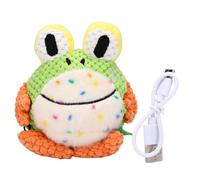 EMUKOEP Plush Dog Toy with Movement, Interactive Jumping Pet Toy, Squeaky Plush Moving Dog Ball, for Play and Training Sessions