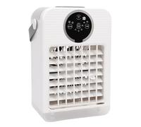 EMUKOEP Portable Evaporative Air Conditioner, 4 in the Meantime Cooler and Moisturizer Personal Mini Air Conditioner Desktop Cooling Fan 700ml Large Water Tank Silent Design For Your