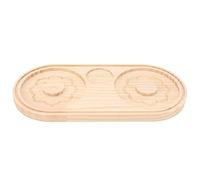 EMUKOEP Salt Rimmer, Pine Wood, Sugar Rimmer, Waterproof Stand, Cocktail Bar Tool, Margarita (B)