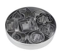 EMUKOEP Set Shape Set, Round, Star, Flower, Heart, Rectangular, Triangle, Stainless Steel Jump Forms For Cooking