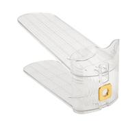 EMUKOEP Shoe Compartment organizer, double layer shoe rack, Adjustable, Space Saving, Stack For Closet (Transparent)