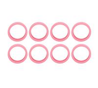 EMUKOEP Silicone Luggage Wheel Covers, Pink