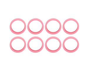 EMUKOEP Silicone Luggage Wheel Covers, Pink