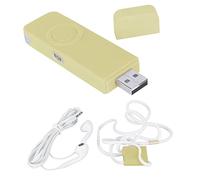 EMUKOEP Slim HiFi MP3 Player Support Lossless Sound OTG for Music Enthusiasts ABS Material (Yellow)