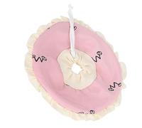 EMUKOEP Small Pet Elizabeth Collar Protective Circle Nursing Ring Adjustable Soft Breathable Bite Resistant Recovery Cone Wound Care for Guinea Pig Rabbit