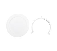 EMUKOEP Spill Proof Scoop Plate - Non-Slip Round Dish with High Wall, for Easy Scooping, Durable and Practical Plate for Kids and Adults, Mess Eating Solution