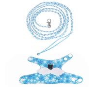 EMUKOEP Squirrel Vest.Lovely Squirrel Pet Harness with Metal Snap Fasteners for Comfortable (Light Blue)