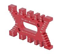 EMUKOEP Swallowtail device, Cone measuring slide, High Precision Laser scales, Linear measurement for Carpentry, Router, Saw, Wood Processing (Red)