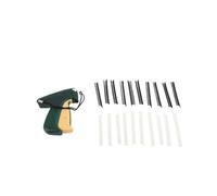 EMUKOEP Tagging Gun, Accurate Alignment Portable Tag Gun for Retailers and Garment Merchants. Suitable for Clothes Tagging Applicator, Price Labels and More (Transparent Green)