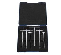EMUKOEP Telescoping Gage Set 5/16in to 6in Range Self Centering Double Action High Precision T Bore Hole Gauges Micrometer Measurement Tool with Storage Case for Easy Transportation