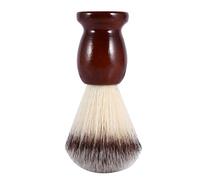 EMUKOEP Tool Beard Brush 11×4×4 Professional Male Beard Shaving Brush Cleaning Nylon Hair Wooden Handle Hairdressing Tool