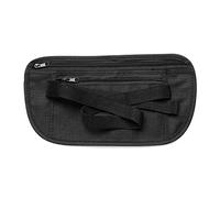 EMUKOEP Training Waist Bag, Waist Pack Slim, Lightweight, Breathable, for Running, Hiking, Going Out, Premium Material, 10.2 x 5.1 Inches, black, Casual