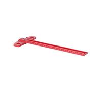 EMUKOEP Type T Square Rule, Aluminum Marking Indicator with Straight Angle Path for Glass Carpentry, Suitable for Positioning and Marking the Right Angle (300mm)