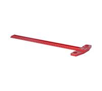 EMUKOEP Type T Square Rule, Aluminum Marking Indicator with Straight Angle Path for Glass Carpentry, Suitable for Positioning and Marking the Right Angle (400mm)