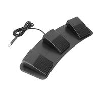 EMUKOEP USB Foot Pedal USB Foot Switch Triple Pedal with Mechanical Switches for Gaming Transcription Factory Testing