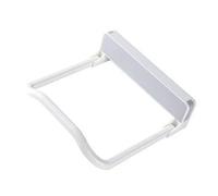 EMUKOEP Wall Hanging Basin Holder, Strong Load Capacity, Grey Plastic Storage Shelf, Minimalist Design