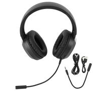 EMUKOEP Wireless Gaming Headset with Noise Cancelling and Clear Sound for an Even More Intense Experience, Suitable for All Devices (Black)
