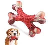 Emulation Indestructible Dog Toys,Bacon Flavour Wishbone,Dog Bones For Medium Dogs,Ultra Tough Nylon Dog Chew Toys,For Dogs Up To 23 Kg,Stick Bone For Puppy Teeth Cleaning Dog Toys
