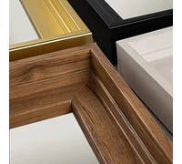 Emuledo Canvas Floater Frames for 16x20 Inch Painting 3/4 inch Deep Perfect Floating Frame, Art frame for Wall Prints for Living Room, Bedroom,Framed Already(Frame for 16"X20" Canvas, Brown)