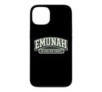 Emunah Hebrew Faith Jewish Believe In God We Trust Case for iPhone 13