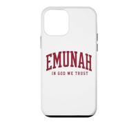Emunah Hebrew Faith Jewish Believe in God We Trust Hashem Case for iPhone 12 mini