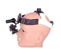 EMUR Dental Loupe Dental Lab Medical Magnifier 2.5 X 3.5 X Magnification Binocular Dental Magnifier Surgery Surgical 3w Headlight, 3.5X