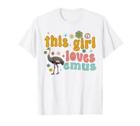 Emus Bird Funny Women This Girl Loves emu Birding T-Shirt
