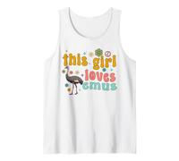 Emus Bird Funny Women This Girl Loves emu Birding Tank Top