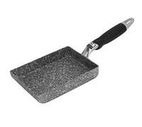 EMVANV Aluminum Alloy Non-Stick Rectangular Frying Pan - Japanese Style, Mini Sushi Omelette, Egg Roll & Cake Roll Cooking Tool