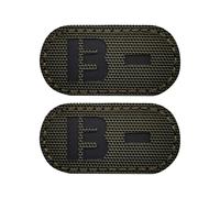 EmWoot 2PCS Blood Type B- Patches IR Infrared Reflective Laser Cut Patch Tactical Morale Patch Hook and Loop(2×1 inch Army Green)