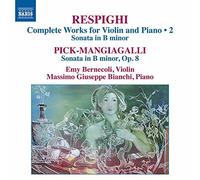 Emy Bernecoli - Respighi: Works For Violin 2 [Emy Bernecoli, Massimo [CD]