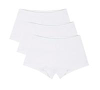 EMY Girls' Boxer Briefs 90% Cotton 10% Elastane | Soft Comfortable Underwear for Dance Gym Skating | Sizes 4-12 Years | Available as Single or 3-Pack - One Colour Only