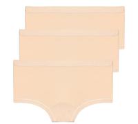 EMY Girls' Boxer Briefs 90% Cotton 10% Elastane | Soft Comfortable Underwear for Dance Gym Skating | Sizes 4-12 Years | Available as Single or 3-Pack - One Colour Only