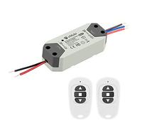 eMylo Smart Wireless RF Motor Controller Switch RF Relay Module AC 220V Motor Remote Control Switch 90V-250V 433Mhz Support Rolling Door/Electric Curtain/Lock/Water Pump Control Motor Forward/Reverse