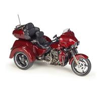 EMYMPUKSCK For Cvo Tri Glide 2021 Three Wheeled Motorcycle Model Finished Toys Display Collection Gifts 1:12