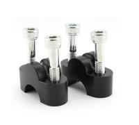 EMYMPUKSCK Motorcycle Aluminum Raise Handlebar Heightening Code Riser Mount Clamp Adapter For CB1100EX CB1100RS Monkey MSX 125(GROM)
