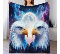 EMYXPAQM Bald Eagle Fleece Throw Blanket for Couch Sofa Bed All Season Planet Nebula Pattern Blanket Fluffy Soft Cozy Flannel Presents for Women Girls Birthday 50x60inch(127x152cm)