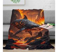 EMYXPAQM Fleece Throw Blanket Shark Pattern for Couch, Sofa, Bed, Fluffy, Shark Lava Blankets, Soft & Warm, Gifts for Couple, Boyfriend, Girlfriend, Husband, 60x80inch(150x200cm)