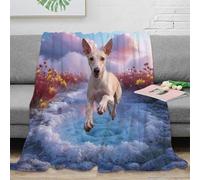 EMYXPAQM Italian Greyhound Fleece Throw Blanket, Super Soft & Cosy Flannel, Salt Lake Blanket, Versatile Warmth for Any Occasion Creative Gift For Women/Men 80x90inch(200x230cm)