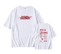EN 2024 Album No Doubt Tshirt Merch T-Shirt Support Printed Shirts for Fans Cotton Tops(A White,S)