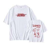 EN 2024 Album No Doubt Tshirt Merch T-Shirt Support Printed Shirts for Fans Cotton Tops(E White,S)