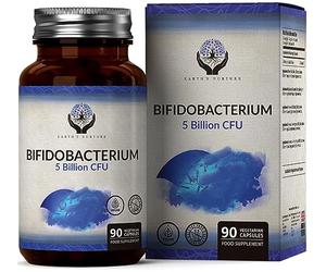 EN Bifidobacterium Probiotics | 90 High Strength Bifidobacterium Probiotic Capsules - 5 Billion CFU Bifi per Capsule | Non-GMO, Gluten & Allergen Free | Manufactured in the UK
