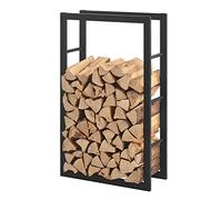 [en.casa] Firewood rack Kasan 60x100x25cm Firewood rack Firewood storage Wood holder