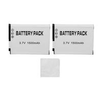 EN EL12 Camera Battery, 2pcs EN EL12 Camera Battery for CooIPix S610 S620 S630 S640 S710 S1000pj S1100pj S70 S6000 S8000 S8100 S9100 P300, 1500mah