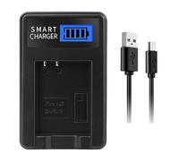 EN-EL12 Camera Battery Charger with LCD Screen for S31 S6000 S610 S6100 S610C S6150 S620 S6200 S630 S6300 S640 USB Cable Charger Rechargeable Battery
