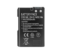 EN-EL14 Battery 7.4 V 2050 mAh for Nikon D3100 D3200 D3300 D3400 D5600 D5100 D5200 P7000 P7800 Camera EN-EL14A EL14