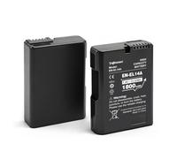 EN-EL14A EN-EL14 Replacement Battery for Nikon D5600 D5500 D5300 D5200 D5100 D3500 D3400 D3300 D3200 D3100 P7000 P7100 P7700 P78000 , 1800mAh, 7.4V, 13.32Wh