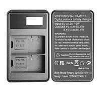 EN-EL15 ENEL15 Digital Two Camera Battery Charging + LCD Dual Charger For Nikon D500 D600 D800 D800E D7000 D7100